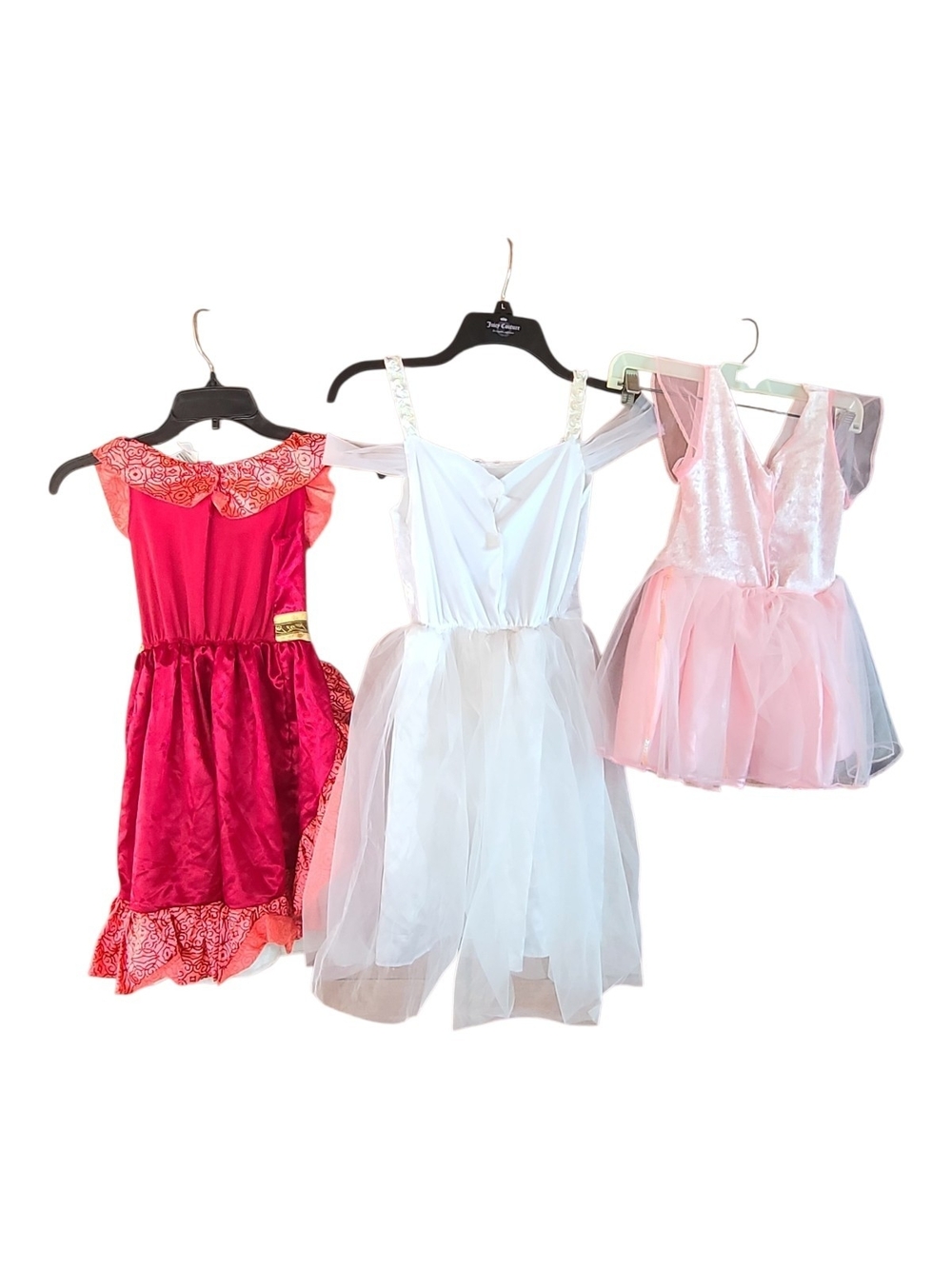 Lot of 3 Girls Dress Up Princess Costumes Size 4-6X Disney Elena Pink White - Picture 2 of 5